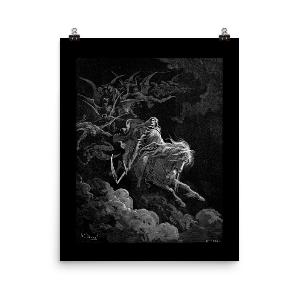 Gustave Doré Death - Art print