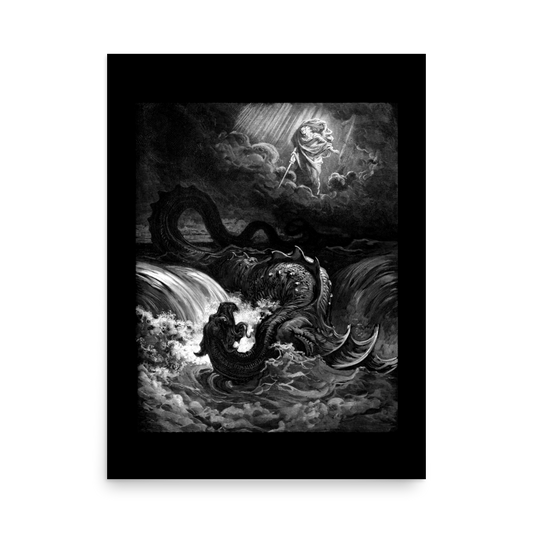 Gustave Doré The Destruction of Leviathan - Art print