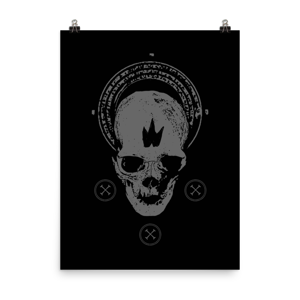 Skull gloria - Art print