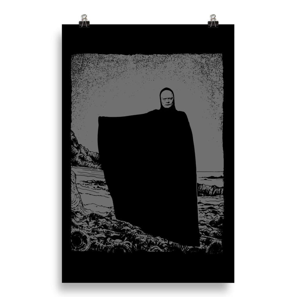 Seventh seal, death, döden - Art print