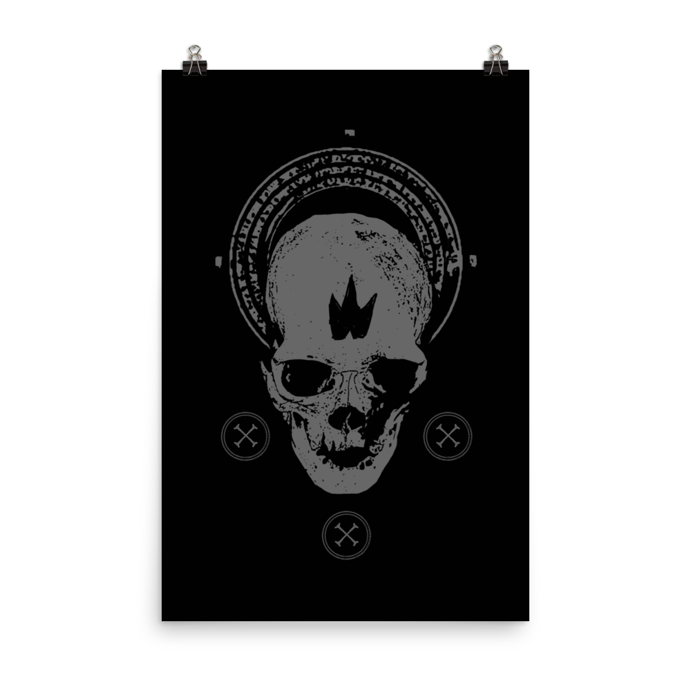 Skull gloria - Art print