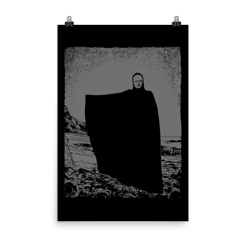 Seventh seal, death, döden - Art print