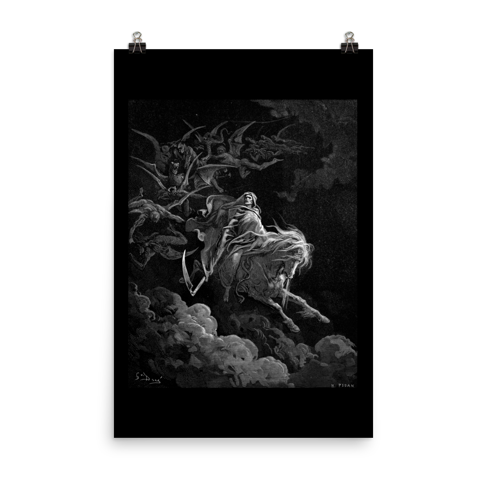 Gustave Doré Death - Art print