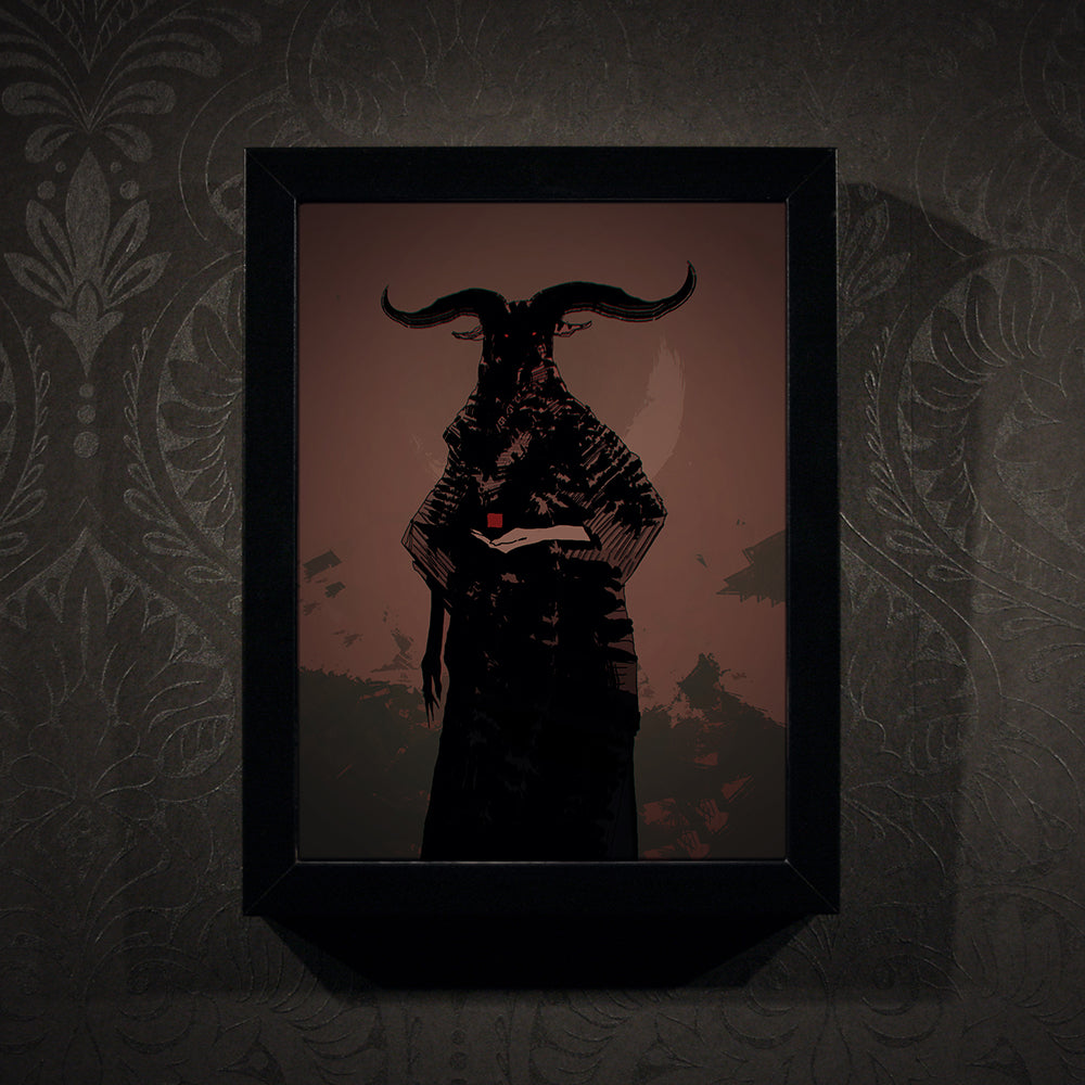 The horned God - Framed poster