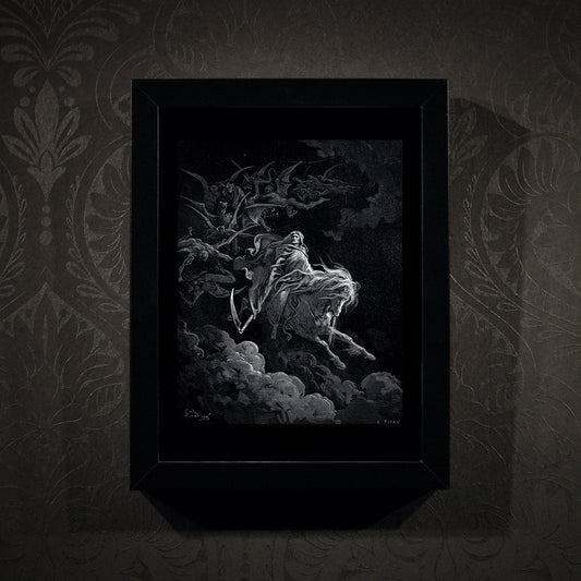 Gustave Doré Death - Framed poster