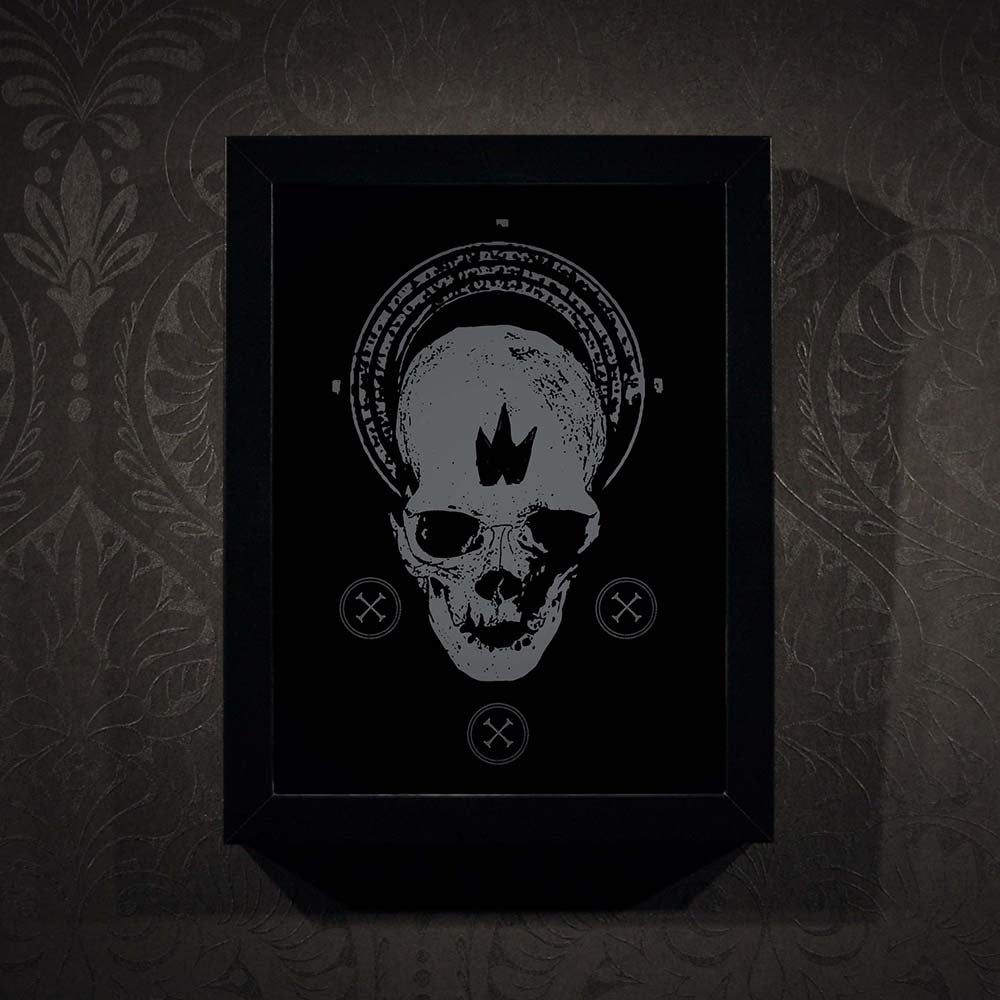 Skull gloria - Framed poster