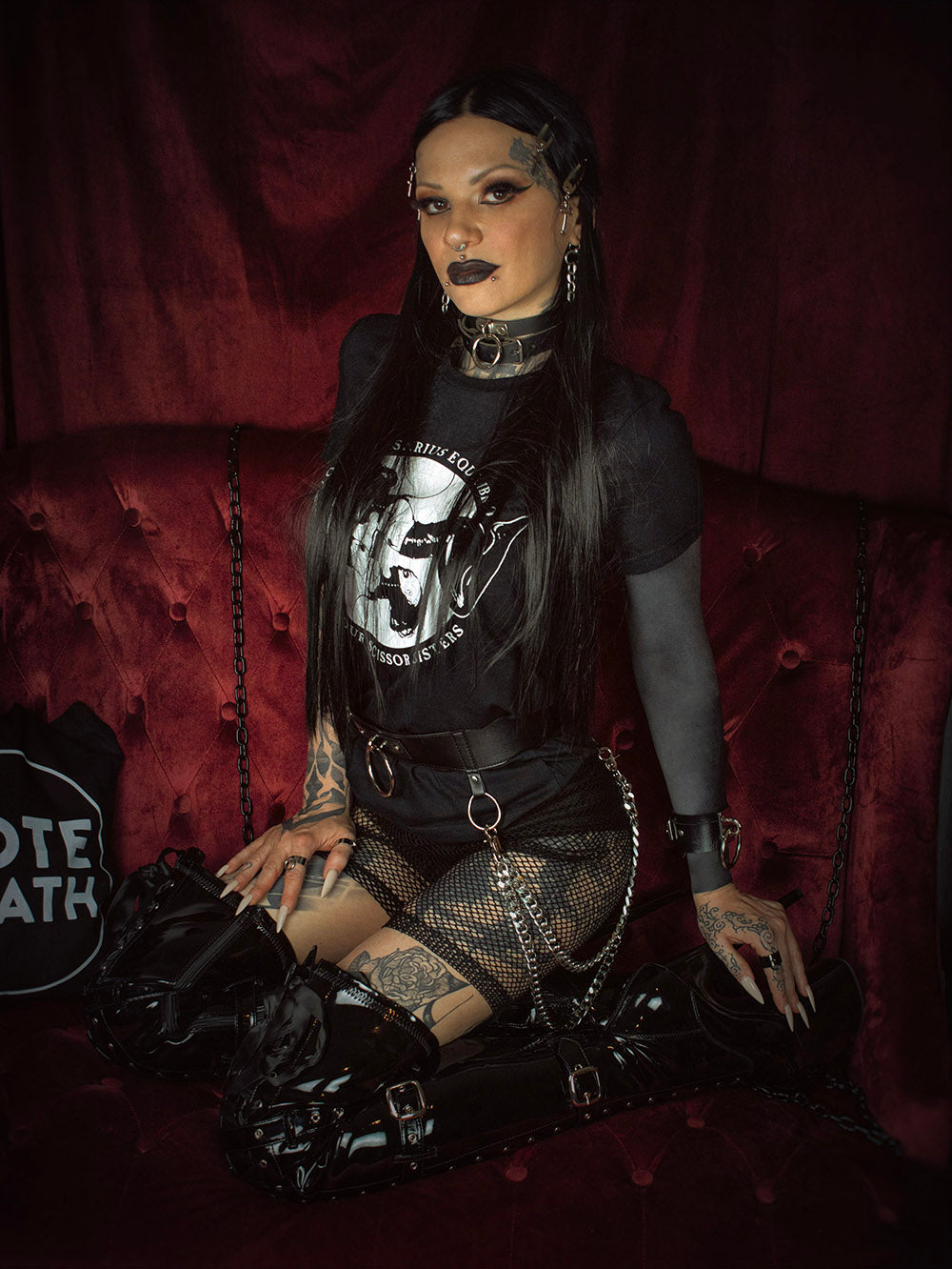 Ordo Rosarius Equilibrio "4 all our scissor sisters", official merchandise - T-shirt female fitted