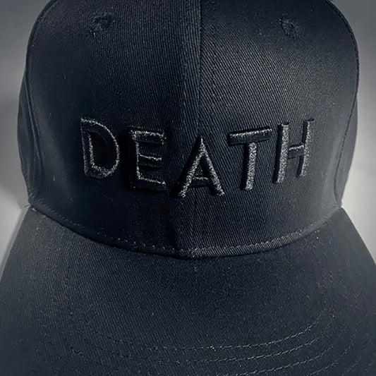 Death, embroidered snapback hat, trucker cap - SNAPBACK HAT