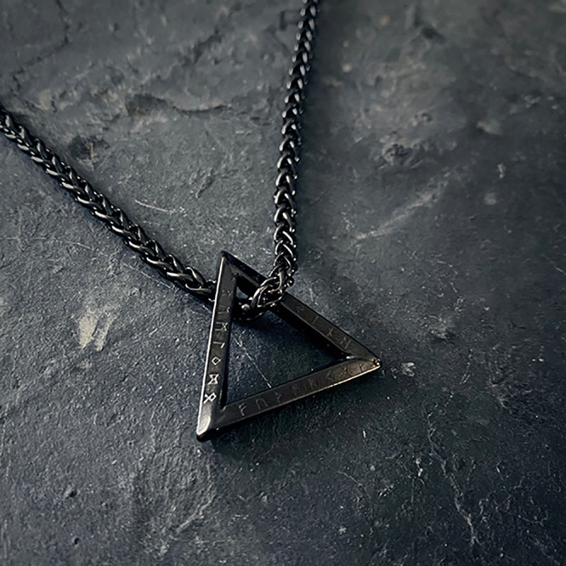 Aettir necklace, the three Aettir trinity black edition - NECKLACE