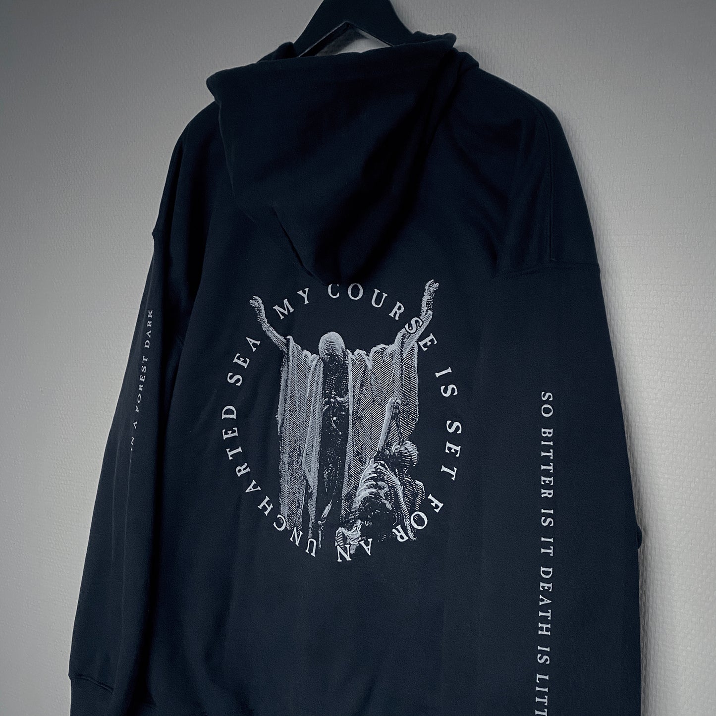 DEATH, Gustave Doré illustration zip-up hoodie - HOODIE