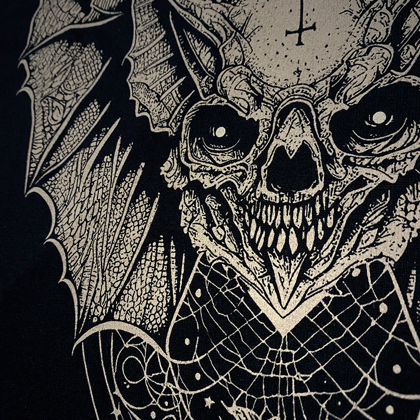 Undead bat head with horror wings - T-shirt – TORVENIUS
