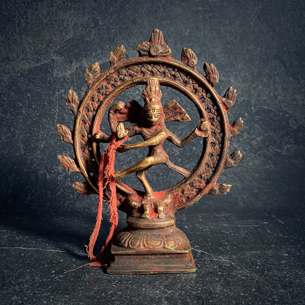 SHIVA NATARAJA statue, aged bronze patina edition - RITUAL ITEM