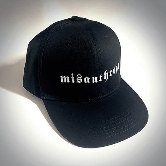 Misanthrope embroidered snapback hat, trucker cap - SNAPBACK HAT