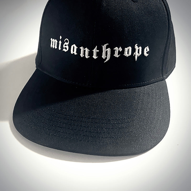 Misanthrope embroidered snapback hat, trucker cap - SNAPBACK HAT