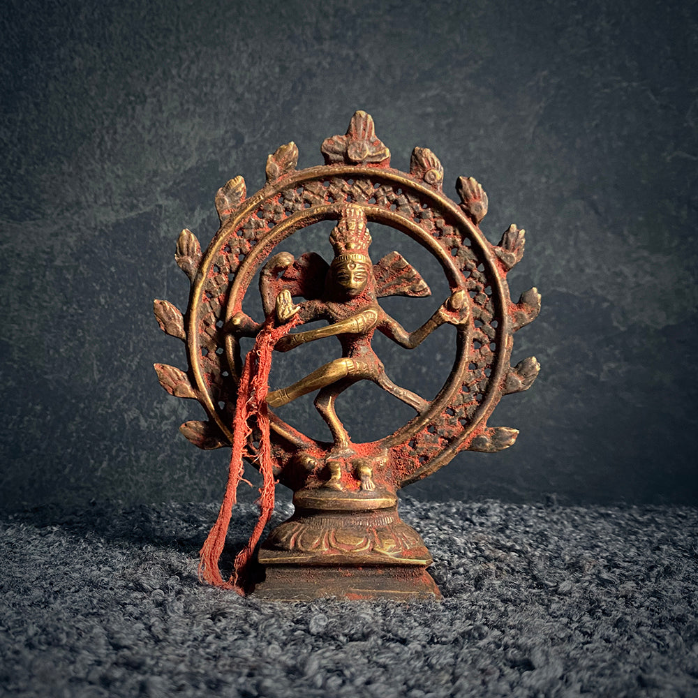 SHIVA NATARAJA statue, aged bronze patina edition - RITUAL ITEM