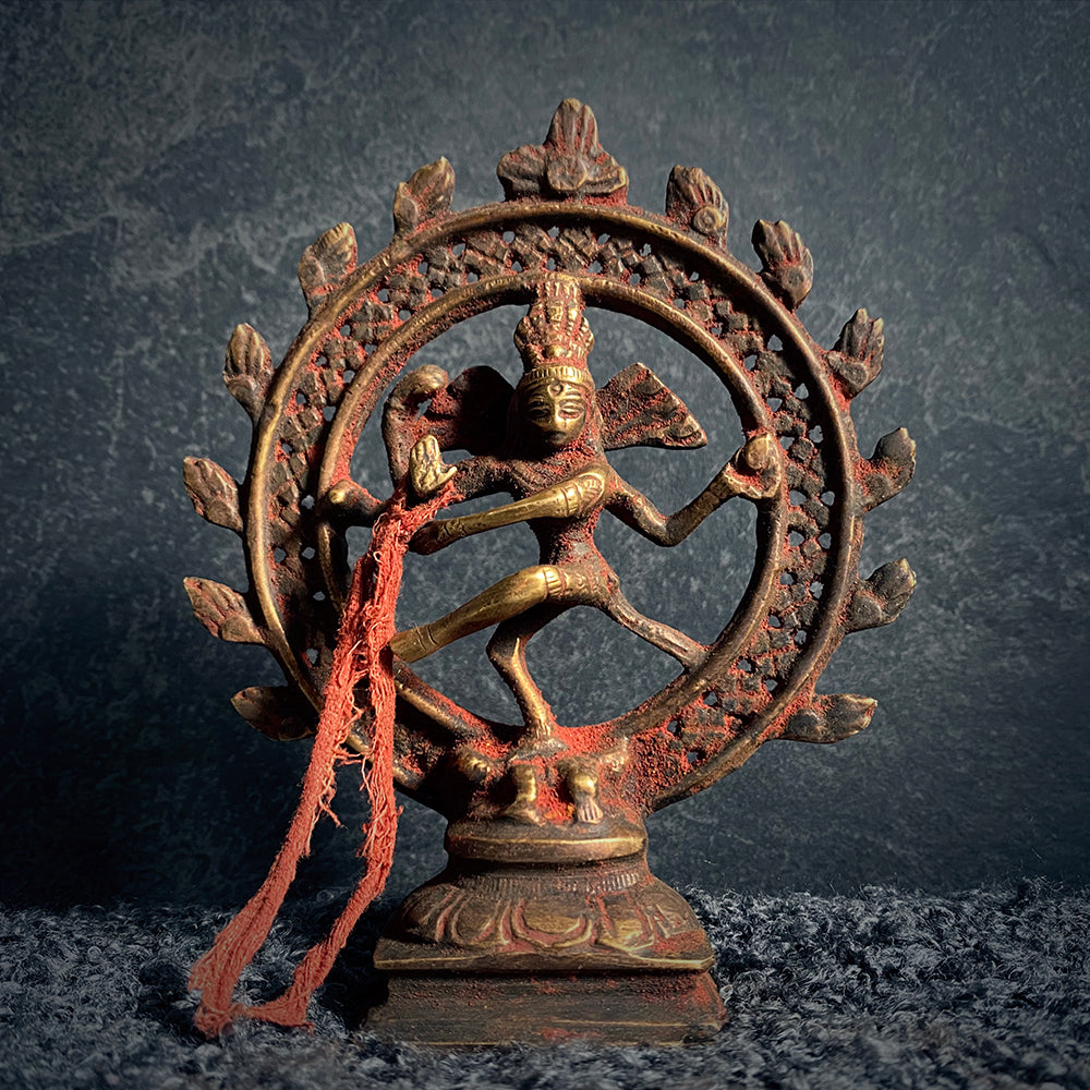 SHIVA NATARAJA statue, aged bronze patina edition - RITUAL ITEM