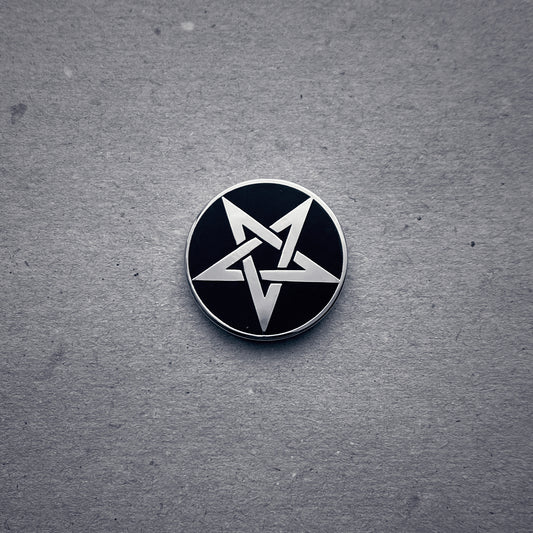 MEGA oversized Pentagram, 50mm / 1.96 inch wide - PIN