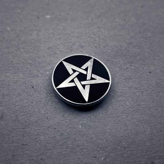 MEGA oversized Pentagram, 50mm / 1.96 inch wide - PIN