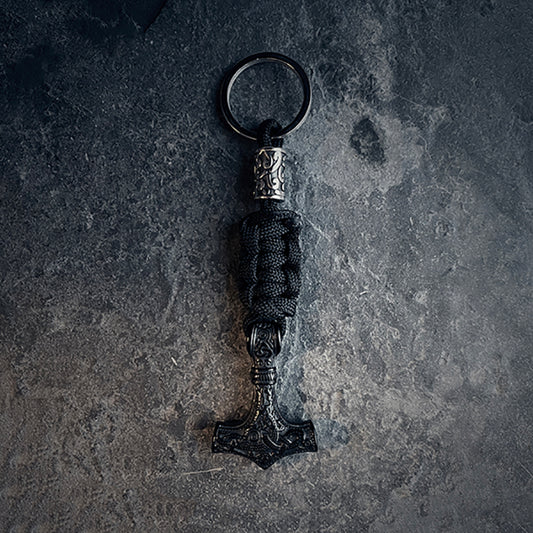 Mjolnir black edition keychain - KEYCHAIN
