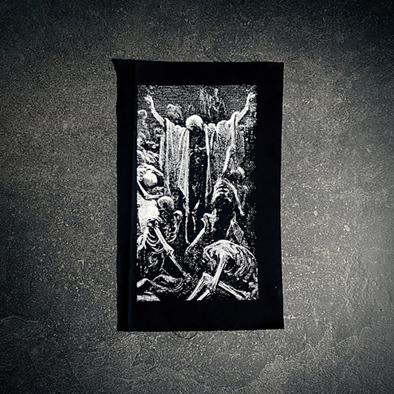 Section from the Vision of the Valley of Dry Bones, Gustave Dore illustration - BACKPATCH