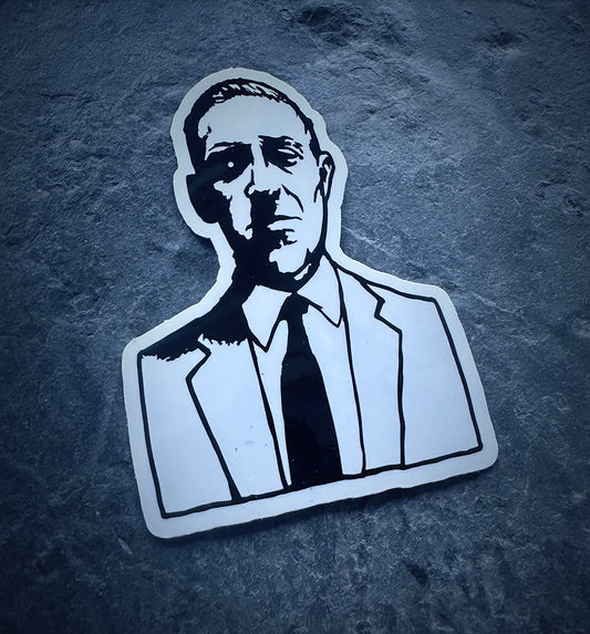 HP Lovecraft - vinyl STICKER