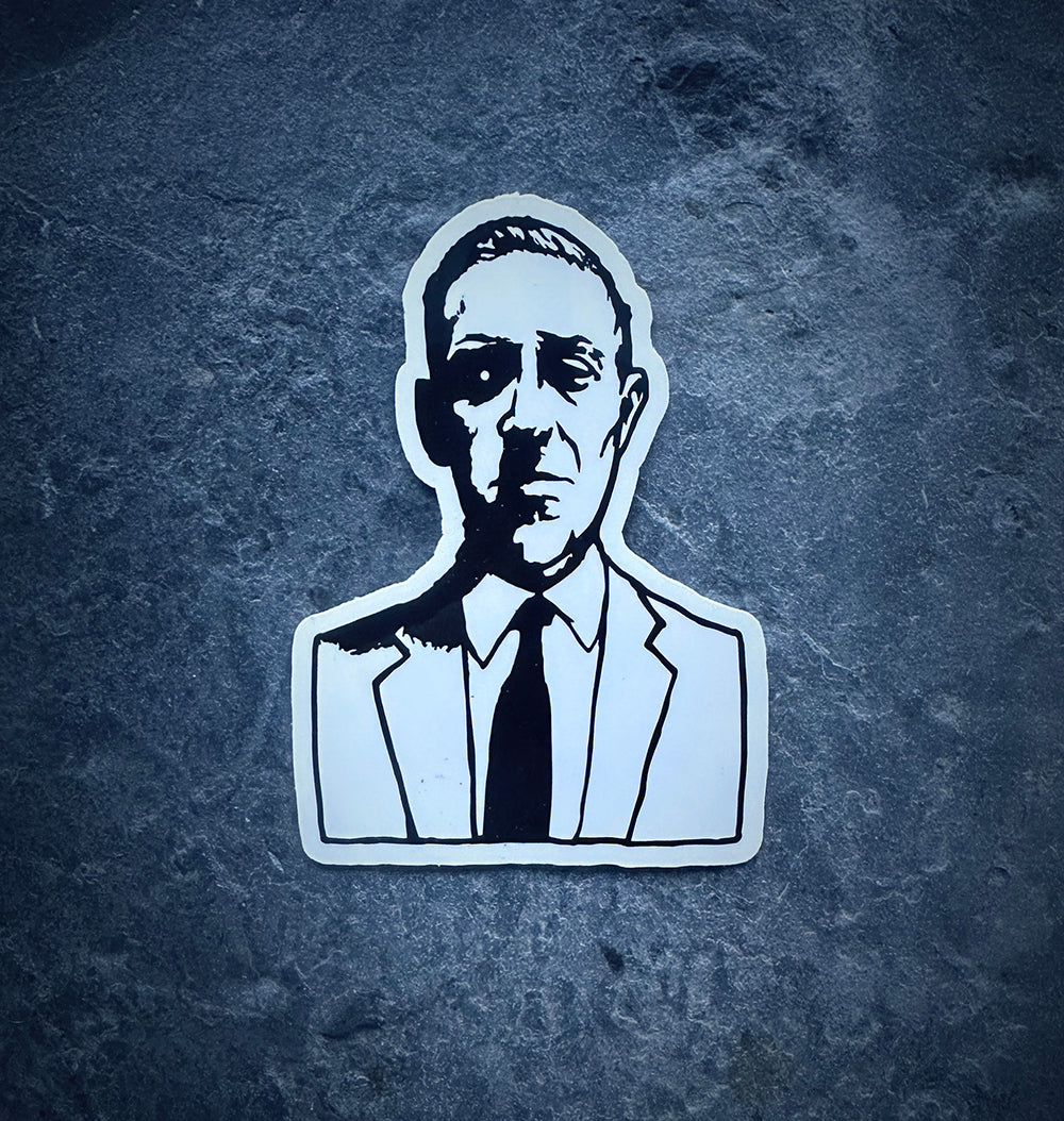 HP Lovecraft - vinyl STICKER