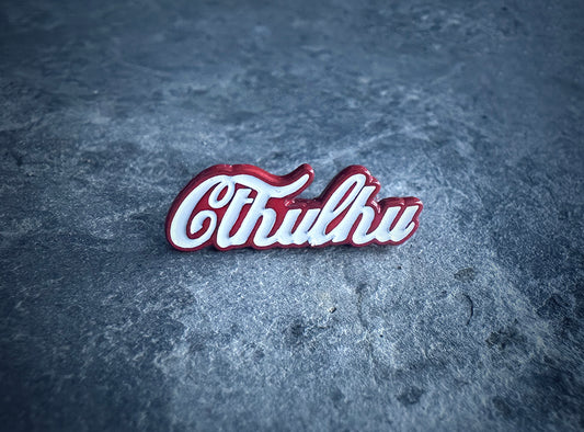 Cthulhu text red white - PIN