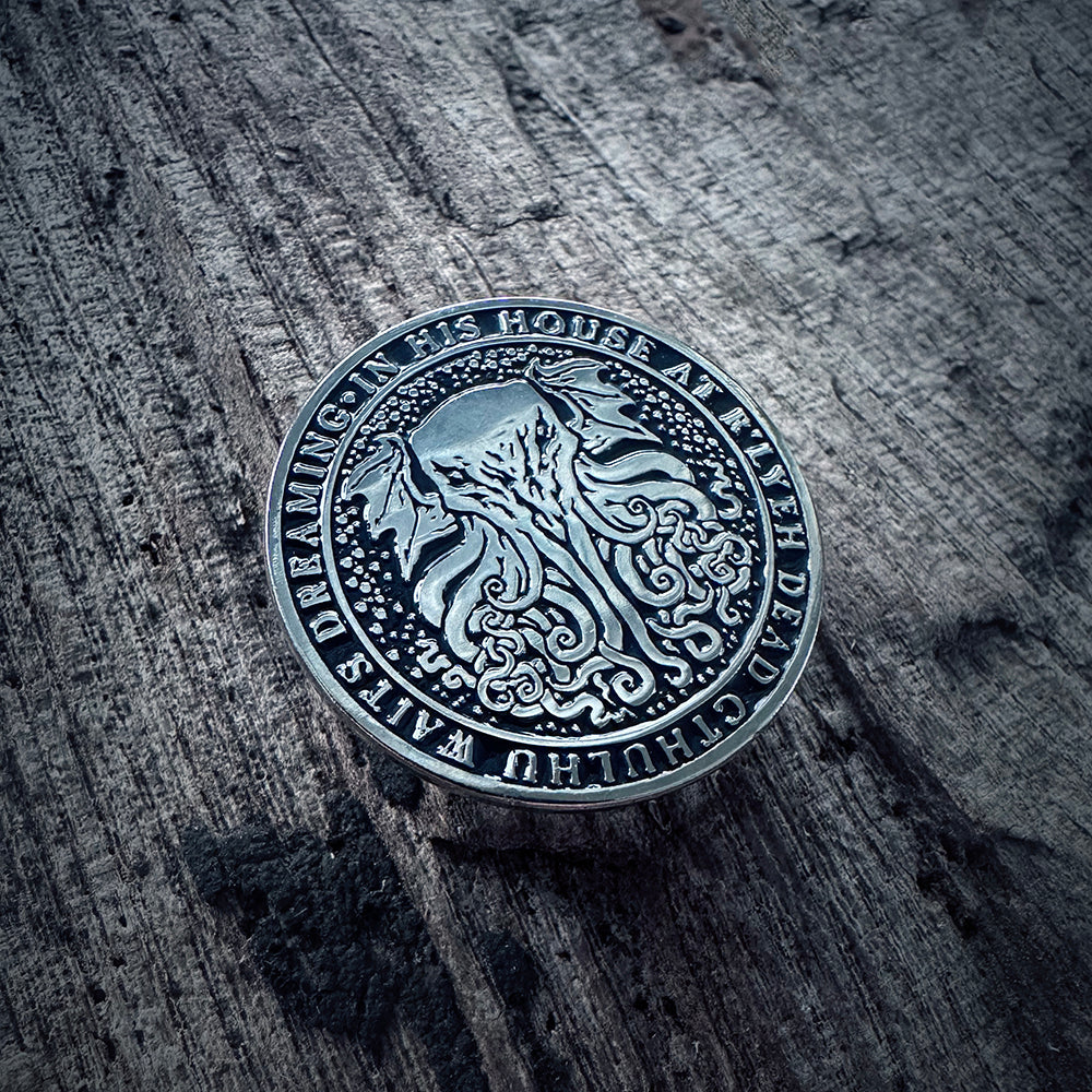 Cthulhu waits dreaming in his house - PIN