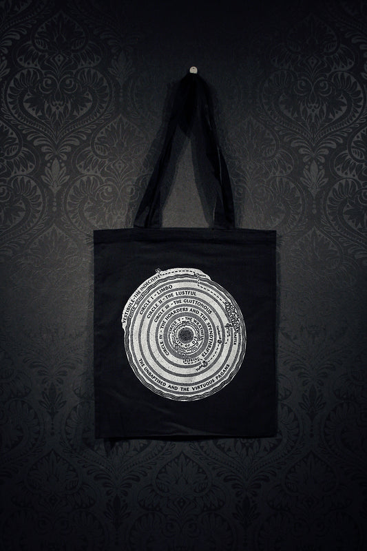 Inferno, Dantes divine comedy, C.W. Scott-Giles - TOTE BAG