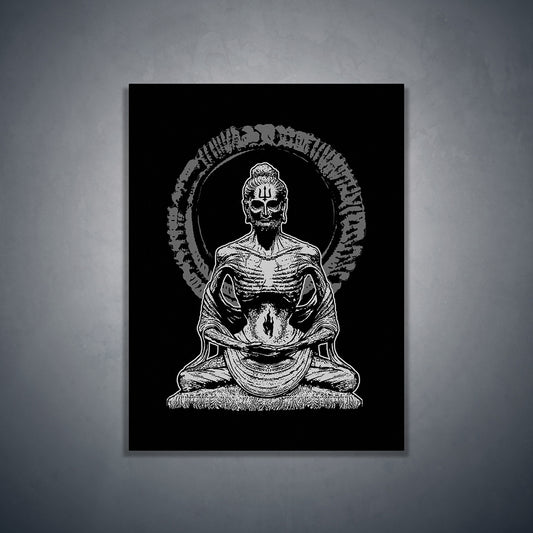 Karmageddon, starving Buddha - Art print
