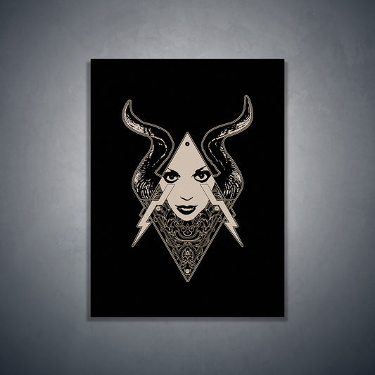 Lightning eyes - Art print