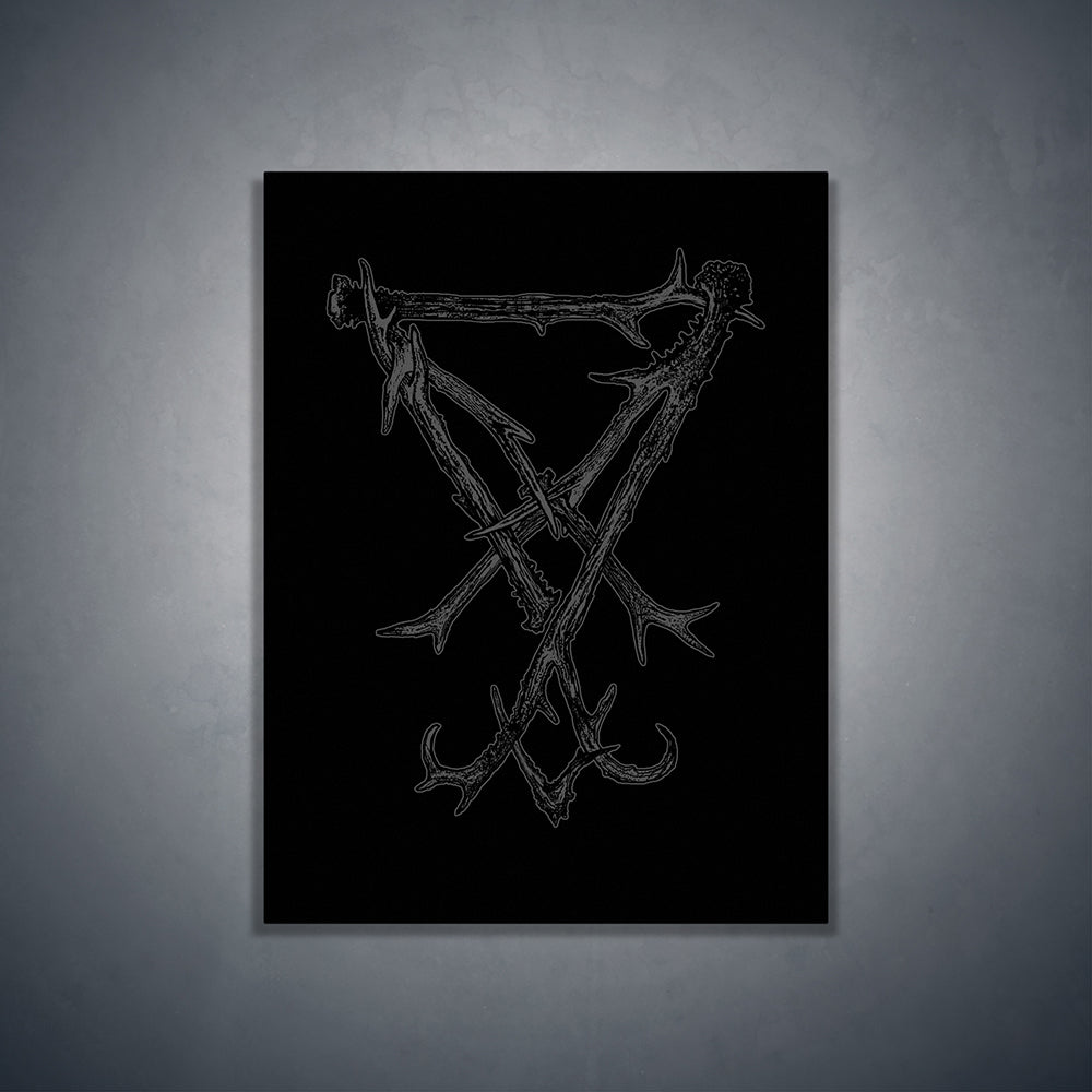 Lucifer seal antlers - Art print