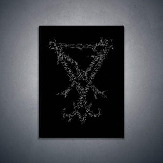 Lucifer seal antlers - Art print