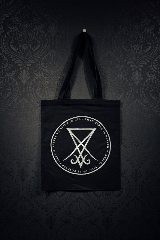 Seal of Lucifer, Lucifer Sigil - TOTE BAG