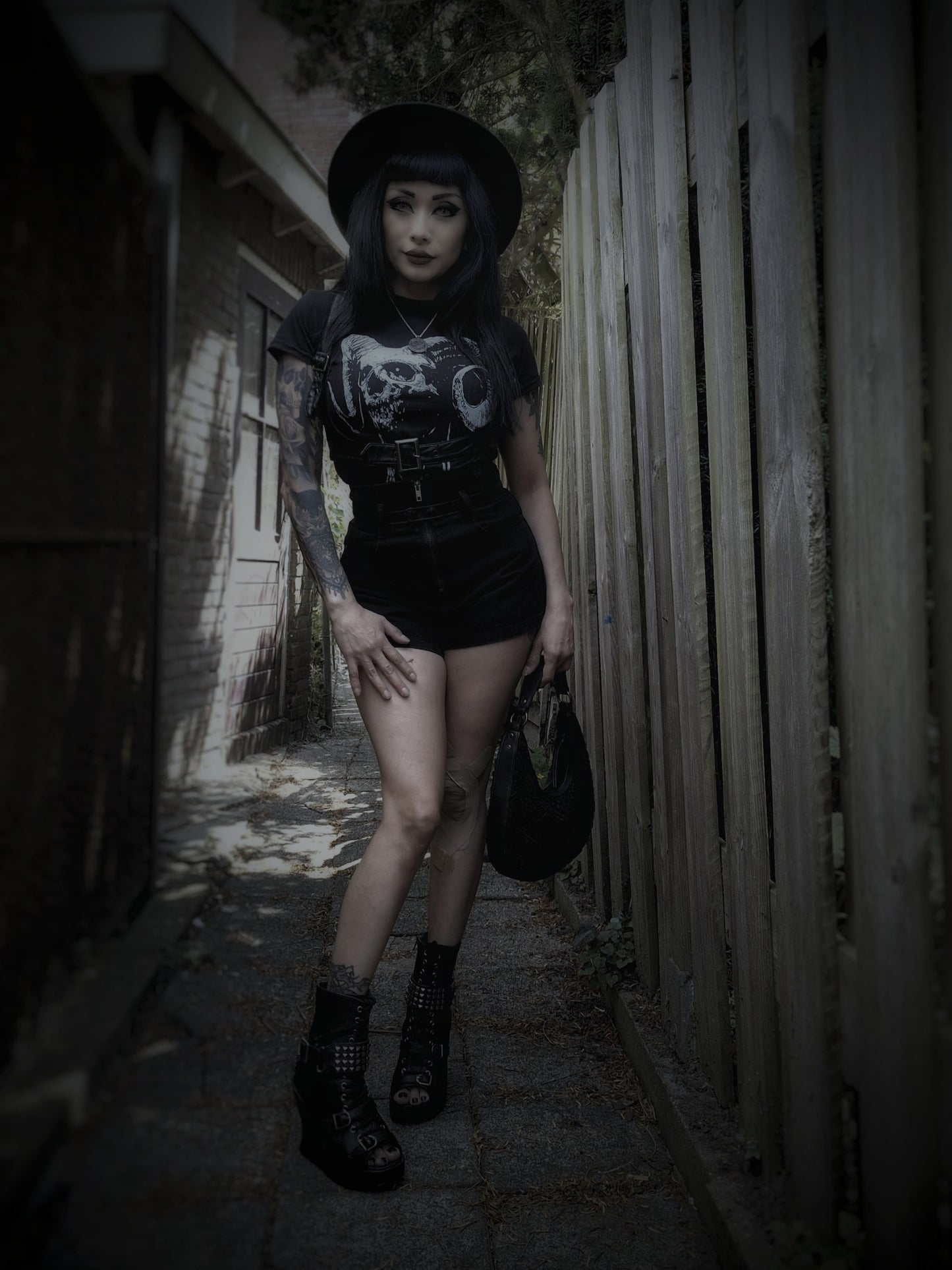 Demon Head - T-shirt female fitted