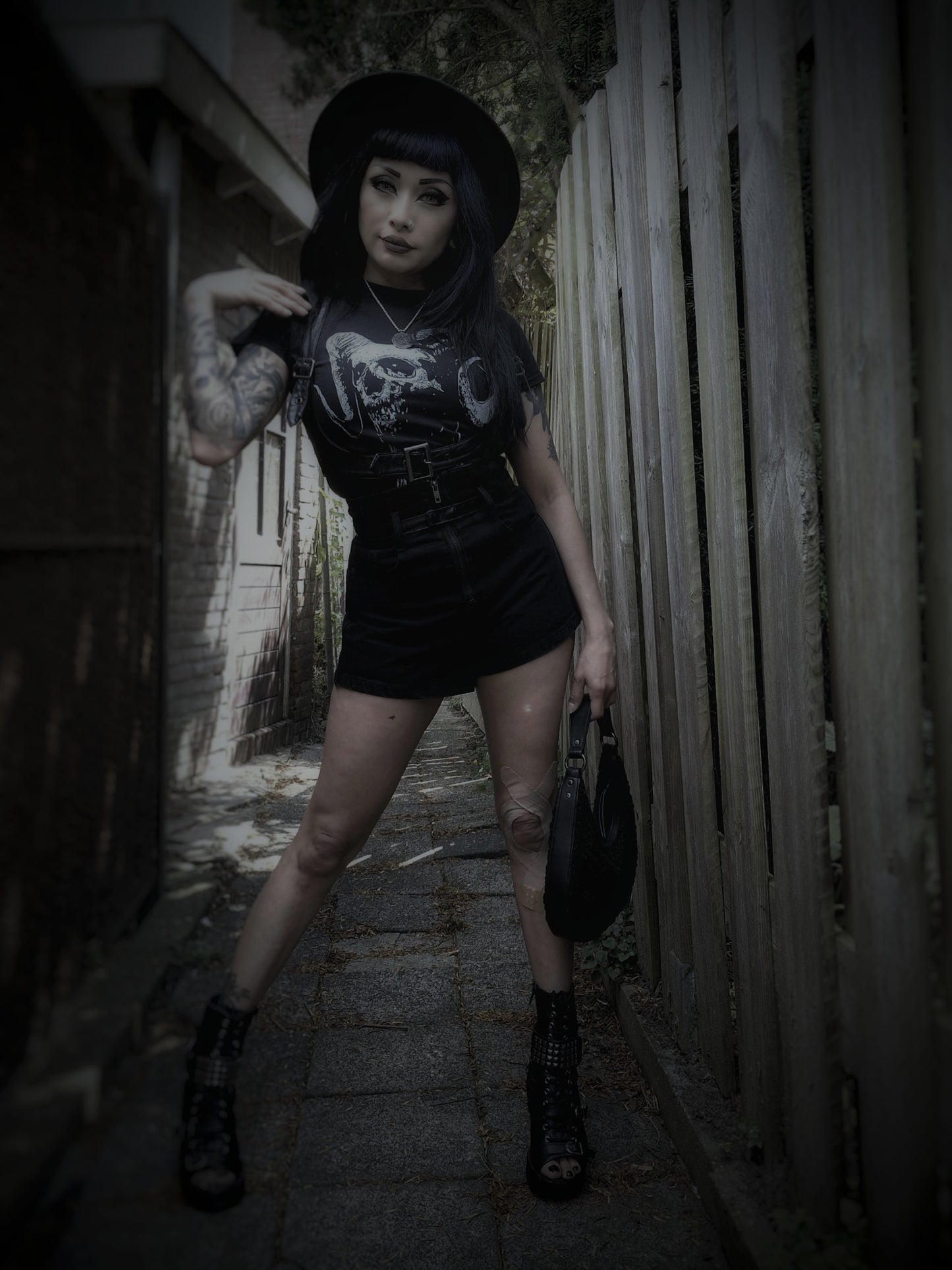 Demon Head - T-shirt female fitted