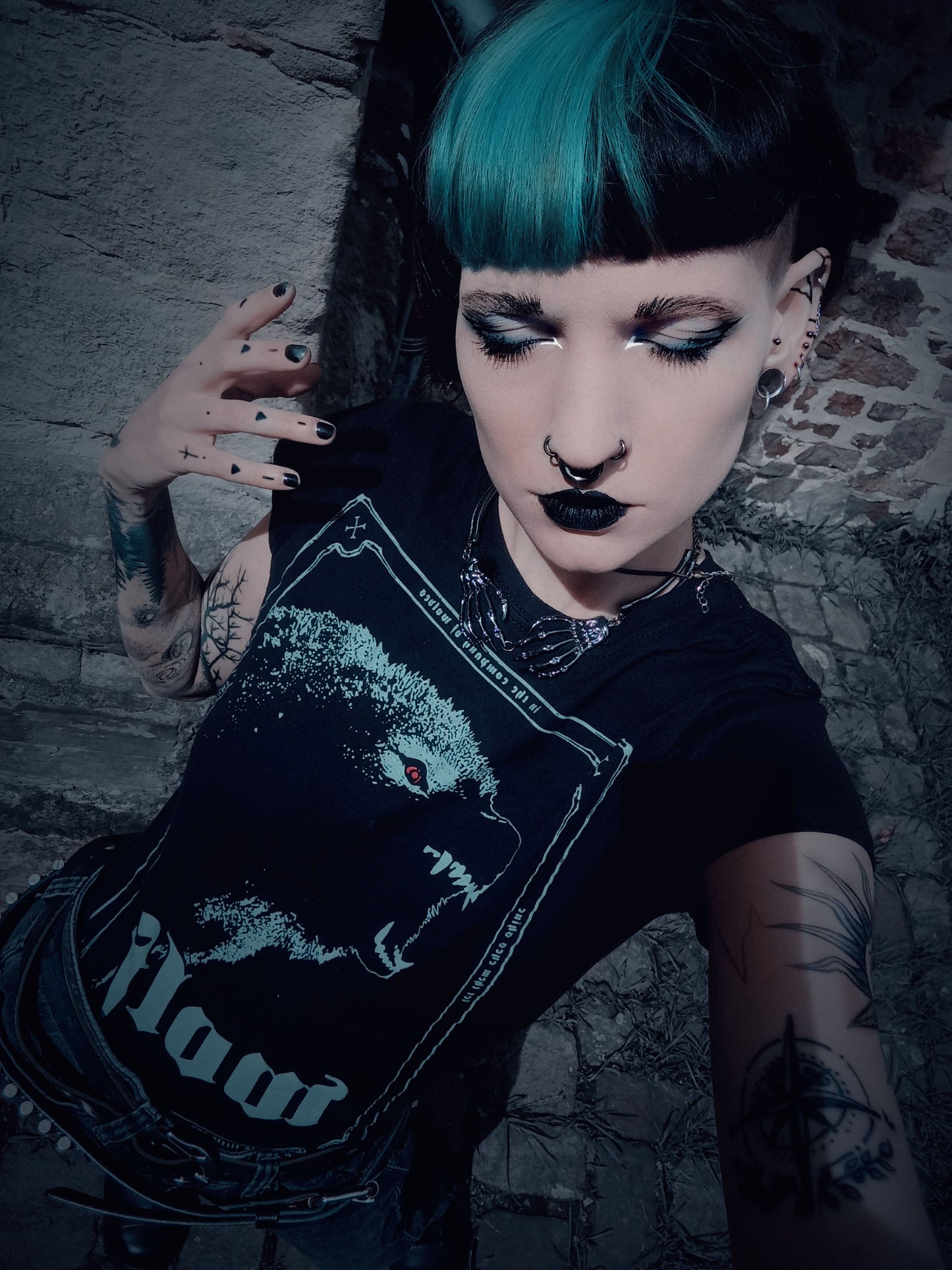 Wolf - T-shirt female fitted