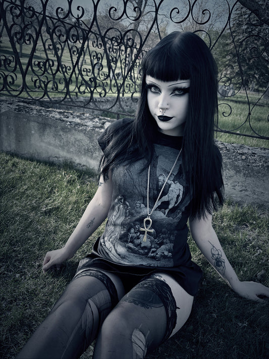 Decapitated man, Bertram De Born / dantes Inferno, Divine Comedy, Gustave Dore illustration - T-shirt female fitted