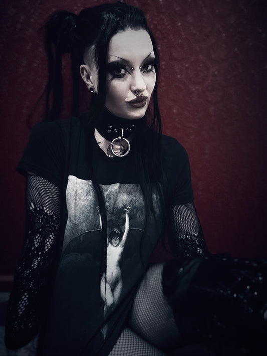 The Bat-Woman (La Femme Chauve-Souris), Albert Joseph Pénot - T-shirt female fitted