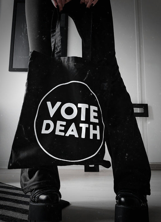 Vote Death - TOTE BAG