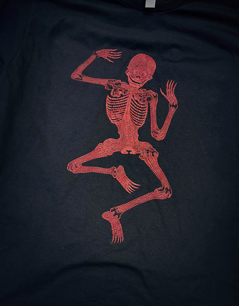 Tibetan dancing skeleton - T-shirt female fitted