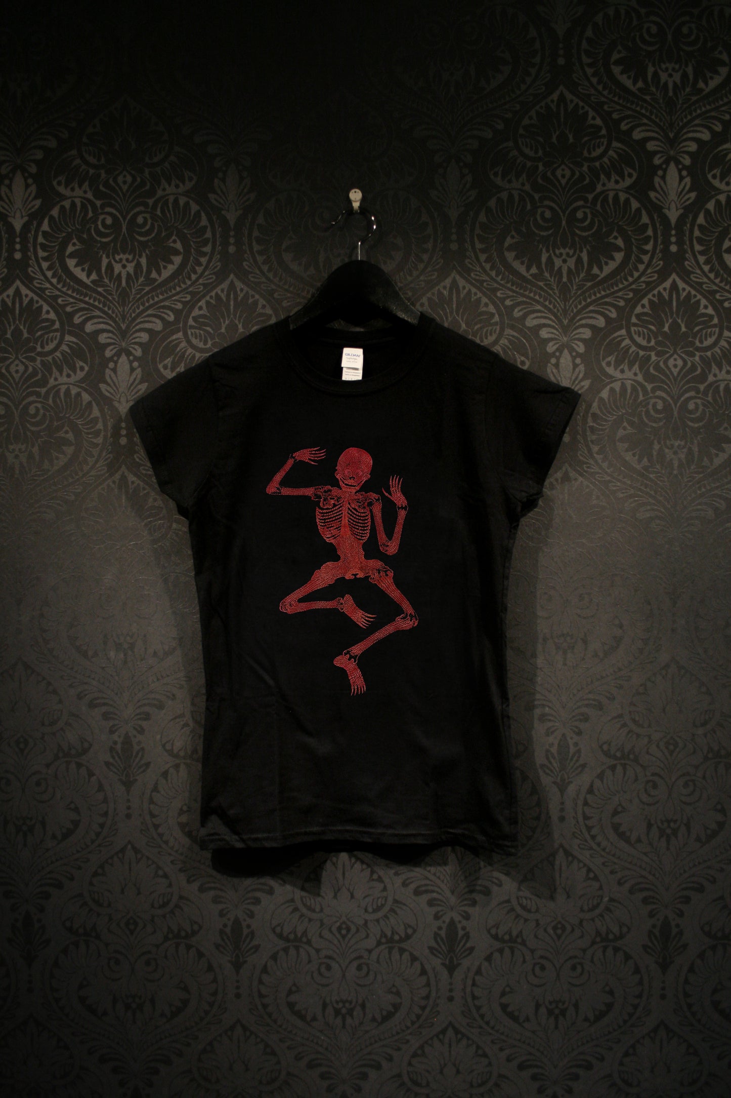 Tibetan dancing skeleton - T-shirt female fitted