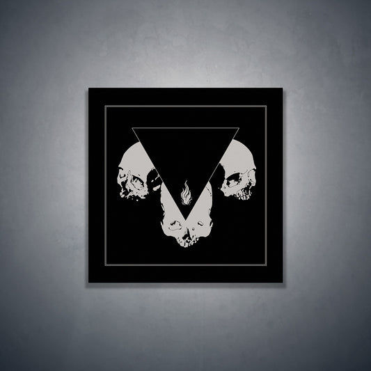Triforce skulls - Square art print