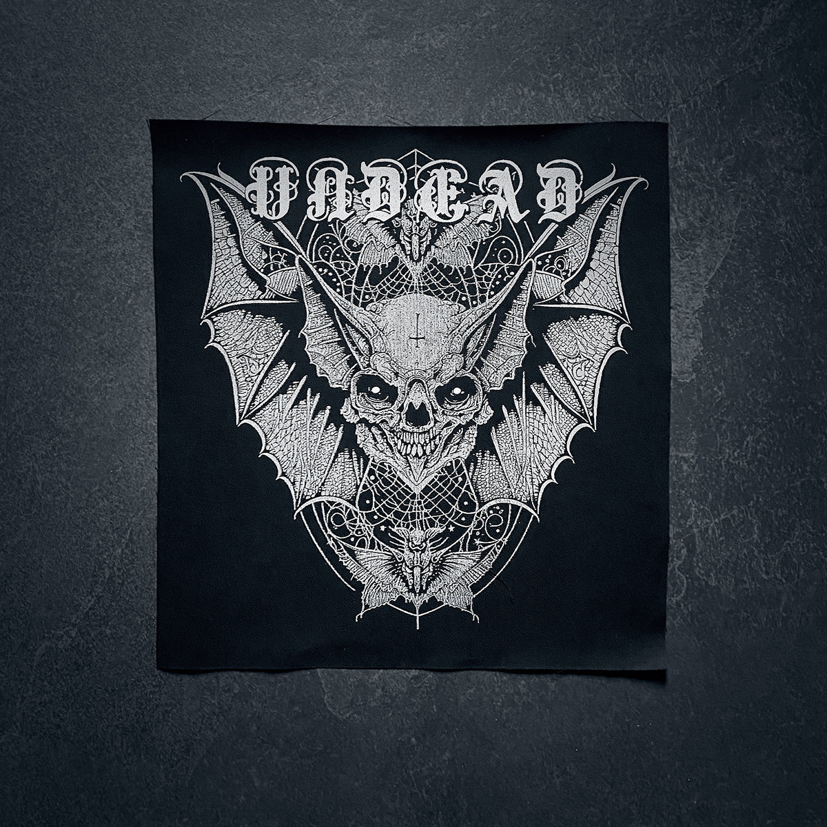 UNDEAD, bat with wings - BACK PATCH