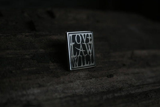 Love Law Will, crowley, thelema, occult and magick - PIN