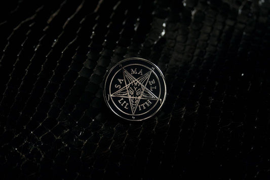 Pentagram Baphomet seal, Satan/Lilith/Samael/Leviathan - PIN