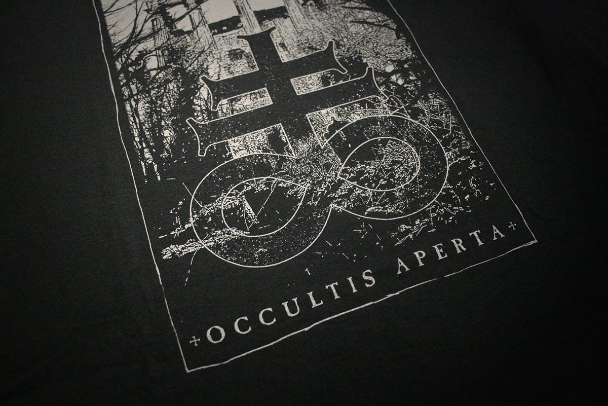 OCCULTIS APERTA, Leviathan Cross Temple - T-shirt female fitted