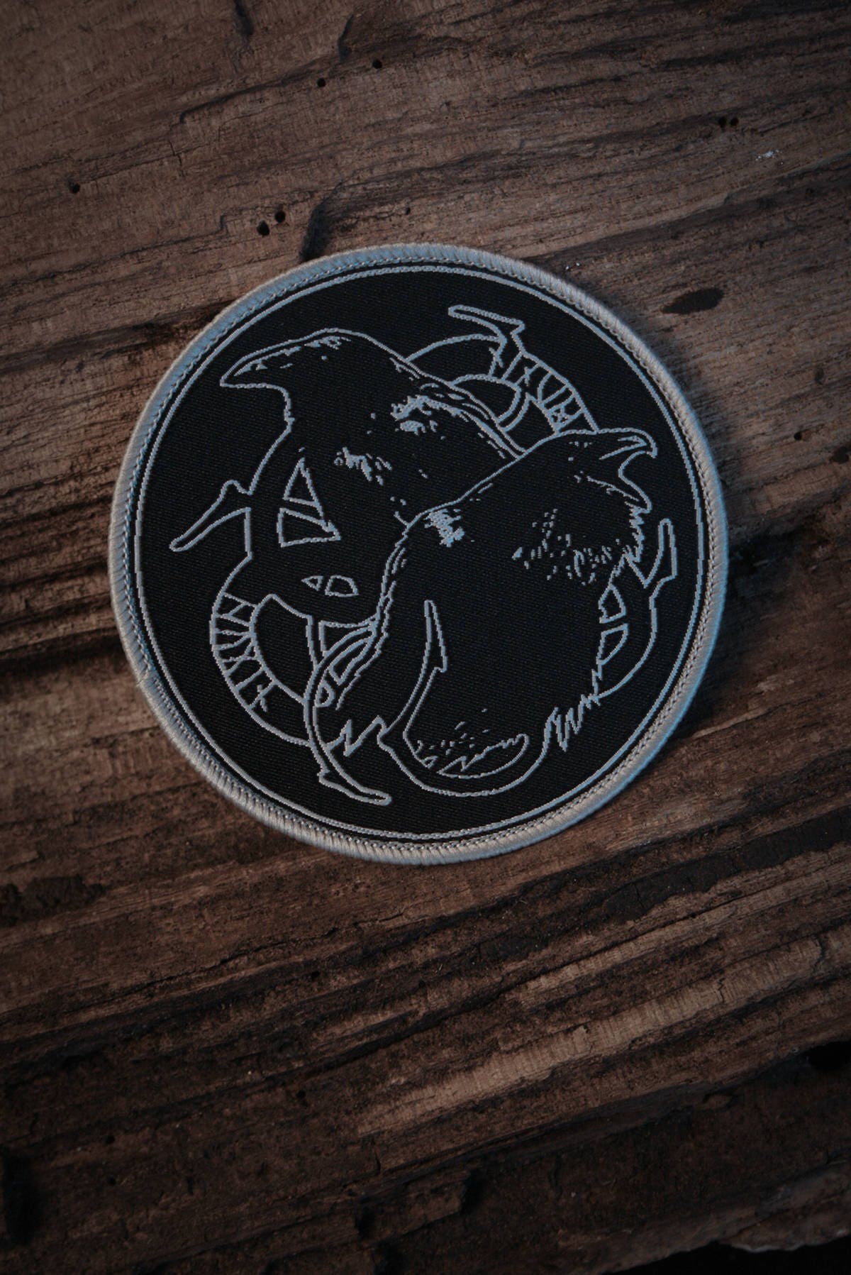 Huginn Patch Hugin and Munin, Odins Ravens - PATCH – TORVENIUS