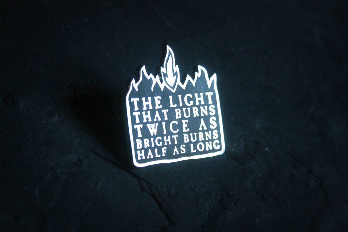 The light that burns - PIN