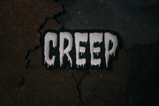 CREEP, old school horror, vintage style - PATCH